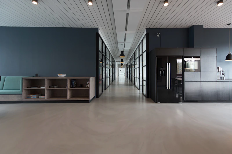 Commercial building security camera system