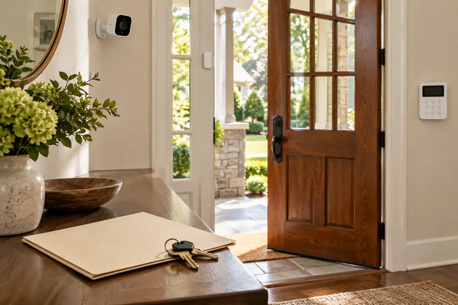 Westchester NY home whose security system qualifies for a homeowners insurance discount