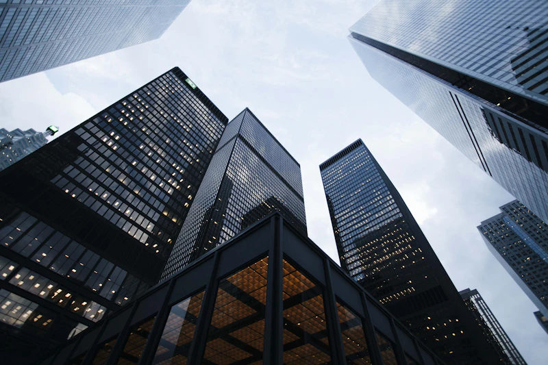Stamford CT commercial buildings and office towers along the waterfront